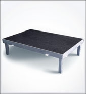 Podiumdeel 100 x 150 cm, hoogte 20-40-60 cm (standaard is 40 cm) (ongeplaatst)