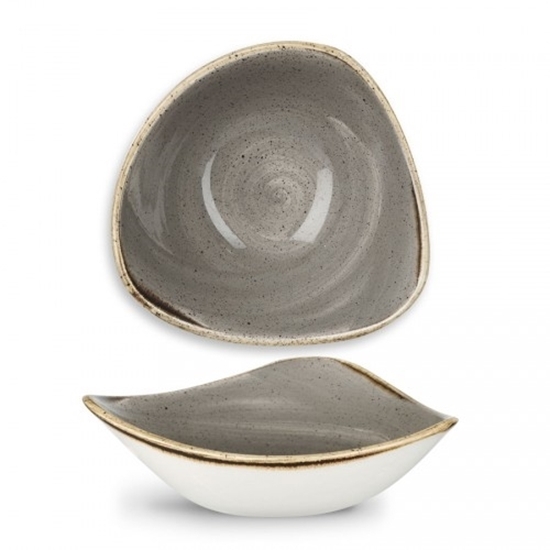 Stonecast bowl triangel betongrijs 18,5 cm 37 cl