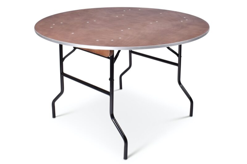 Dinertafel 120 cm rond 6 pers.