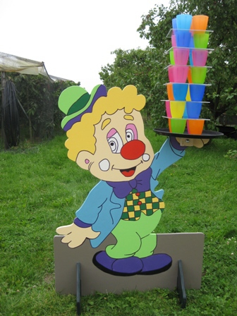 Clown beker stapelen