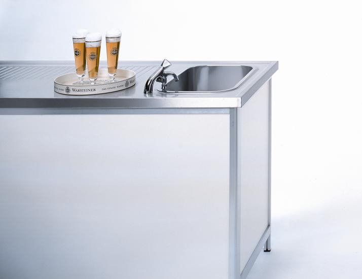 Spoelbuffet + spoelbak 100 x 70