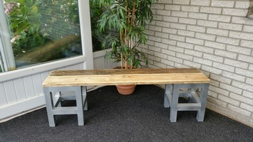 Robuust Zitbank 150 cm zonder rugleuning