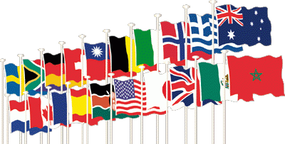 Vlaggen diverse landen 70 x 100