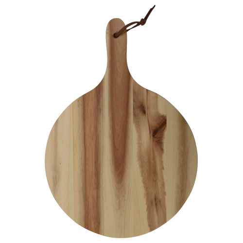 kaasplank hout 28 cm rond