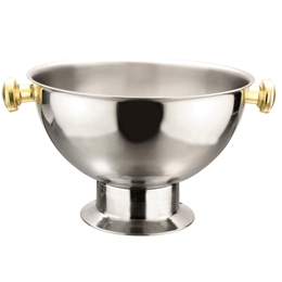 Bowlschaal rvs op poot 38,5 cm