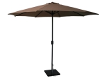 Parasol 300 cm rond Taupe + voet