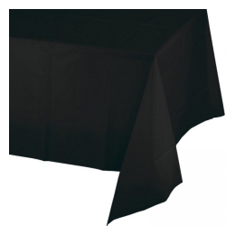 Tafelkleed zwart 220 x 220 cm