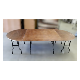 Tafel Ovaal 292 x 140 cm ( 3 tafels)