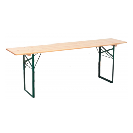 Tafel  180 x 50 v. bankenset los