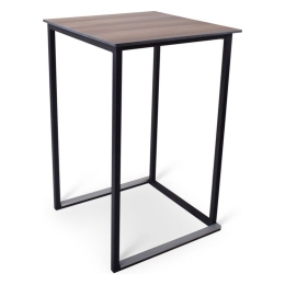 Statafel Time Square Black Oak 70 x 70 x 110 cm