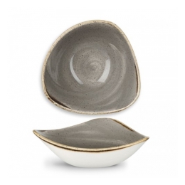 Stonecast bowl triangel betongrijs 18,5 cm 37 cl