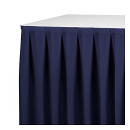 Tafelrok donkerblauw 410 cm