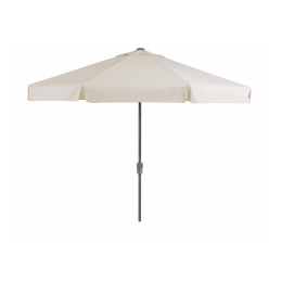 Parasol rond 300 cm creme + voet