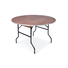 Dinertafel 120 cm rond 6 pers.