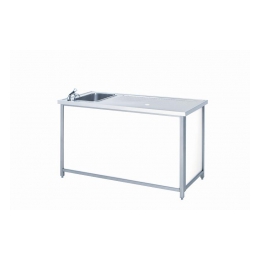 Spoelbuffet + spoelbak 150 x 70