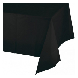 Tafelkleed zwart  220 x 130 cm
