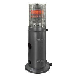 Lounge heater (excl. gas)( MOETEN RECHTOP VERVOERD WORDEN)